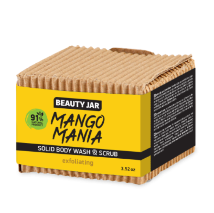 Твердий скраб та засіб для миття тіла Beauty Jar Манго Манія 100 г - фото 1