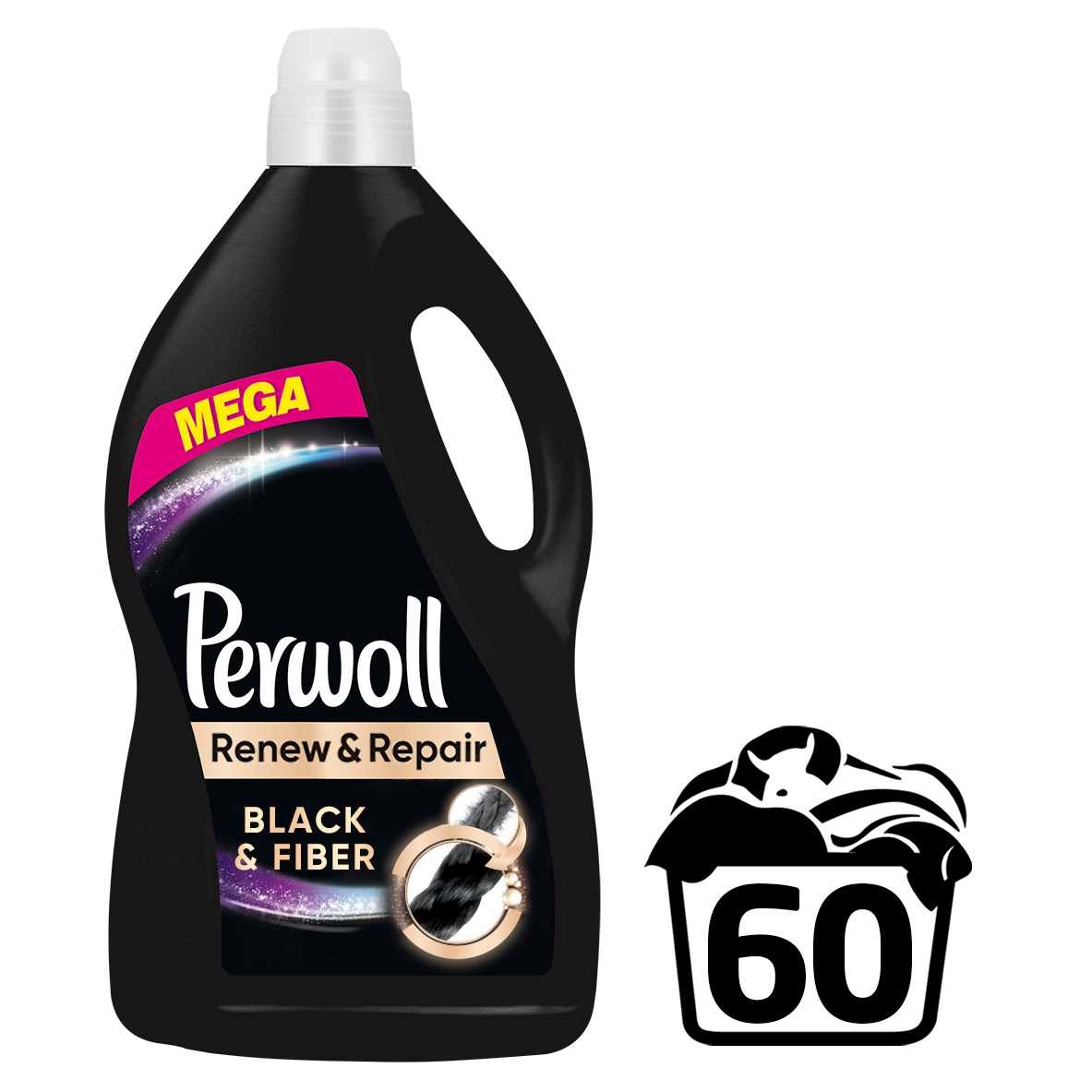 Средство для стирки Perwoll для черных вещей, 3.6 л (743232) - фото 1