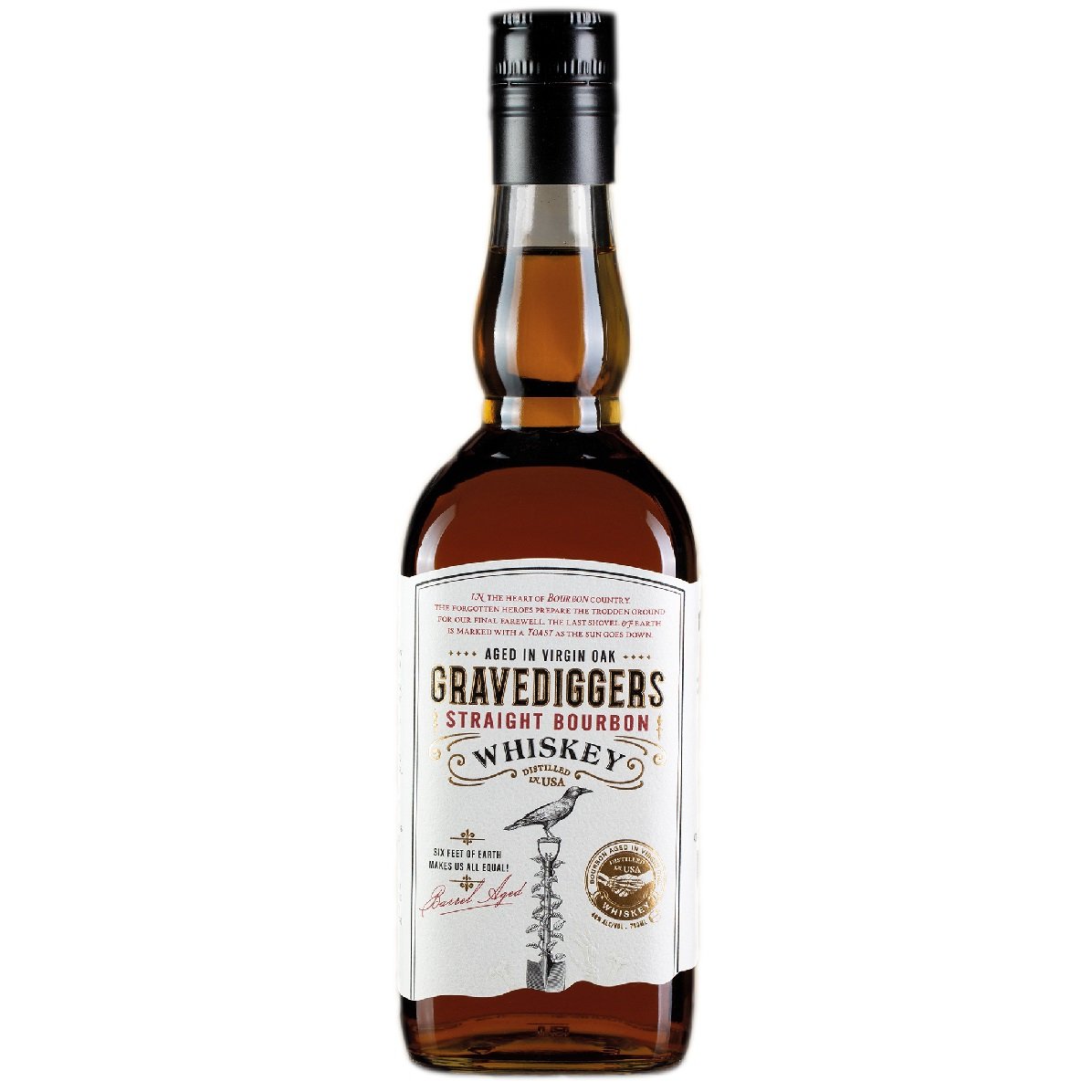 Віскі Gravediggers Bourbon, 40%, 0,7 л - фото 1