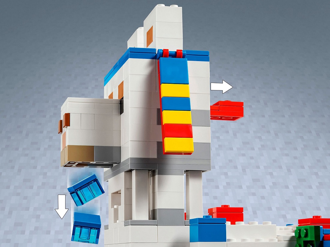 Конструктор LEGO Minecraft Minecraft Село лам, 1252 деталей (21188) - фото 7