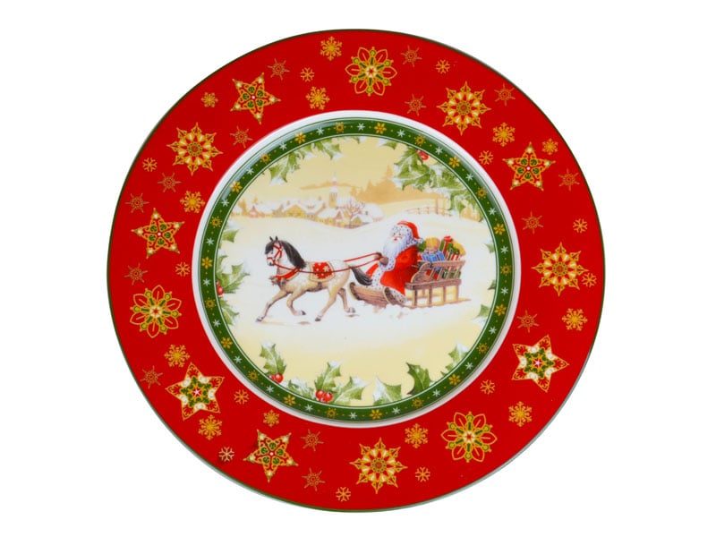 Блюдо Lefard Christmas Collection, фарфор, 26 см (986-034) - фото 1