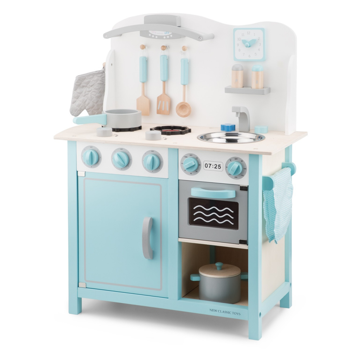 Игровой набор New Classic Toys Кухня Bon Appetit, голубой (11063) - фото 1