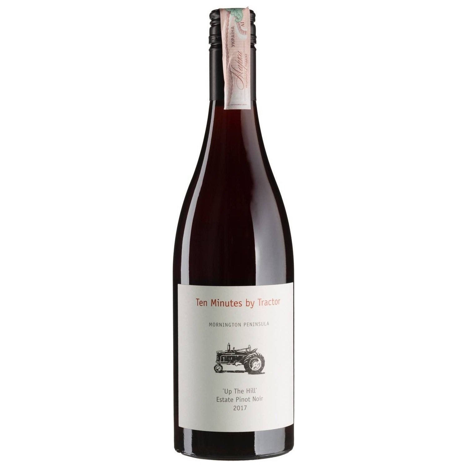 Вино Ten Minutes by Tractor Estate Pinot Noir Up The Hill 2019, червоне, сухе, 0,75 л (W2319) - фото 1
