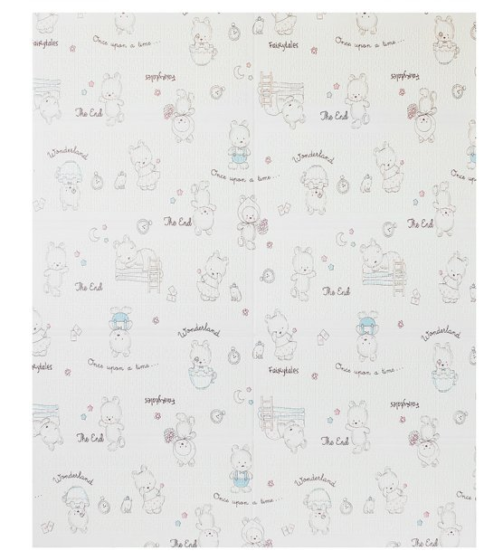 Дитячий двосторонній складаний килимок Poppet Світ тварин і Пригоди ведмедиків, 200х180 см (PP012-200) - фото 5