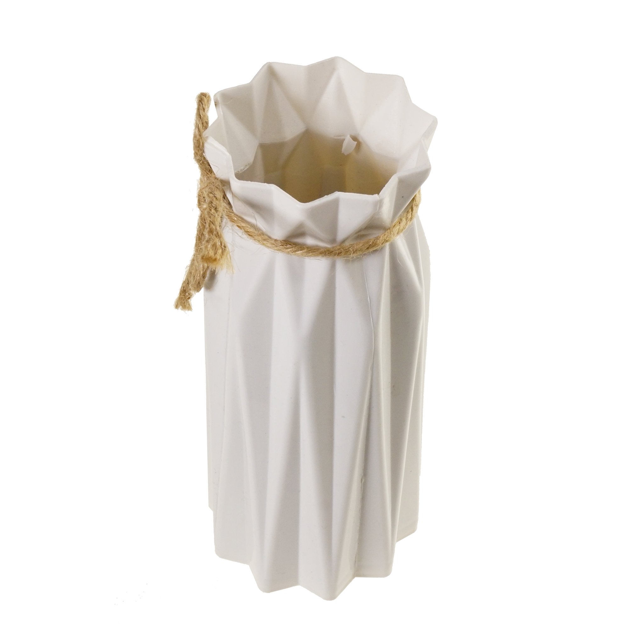 Пластикова ваза Supretto, 17,5 см, білий (5927-0001) - фото 1