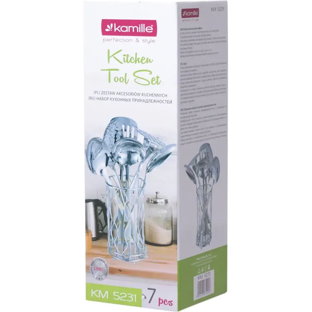 Набір кухонного приладдя Kamille 7 предметів (KM-5231) - фото 4
