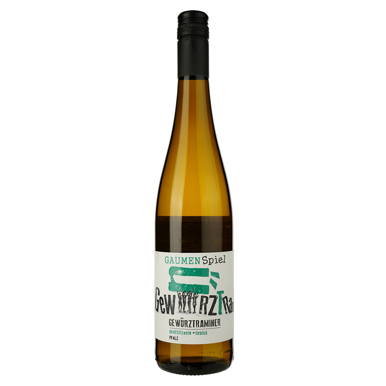 Вино Gaumenspiel Gewürztraminer, біле, напівсолодке, 0,75 л - фото 1