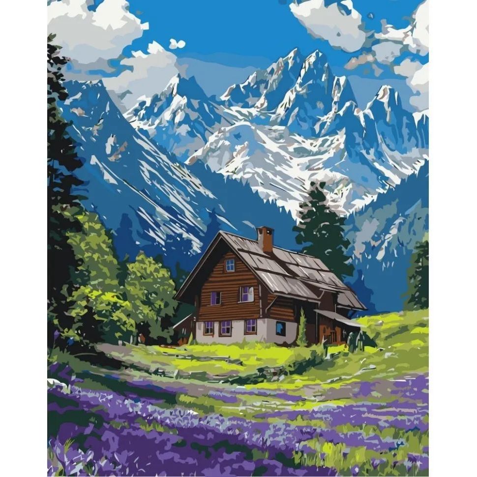 Картина за номерами ArtCraft Гірський спокій 40x50 см (11036-AC) - фото 1