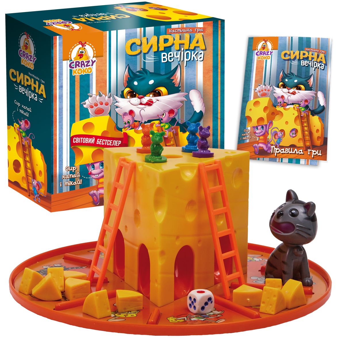 Игра настольная Vladi Toys Сырная вечеринка (VT8055-38) - фото 2