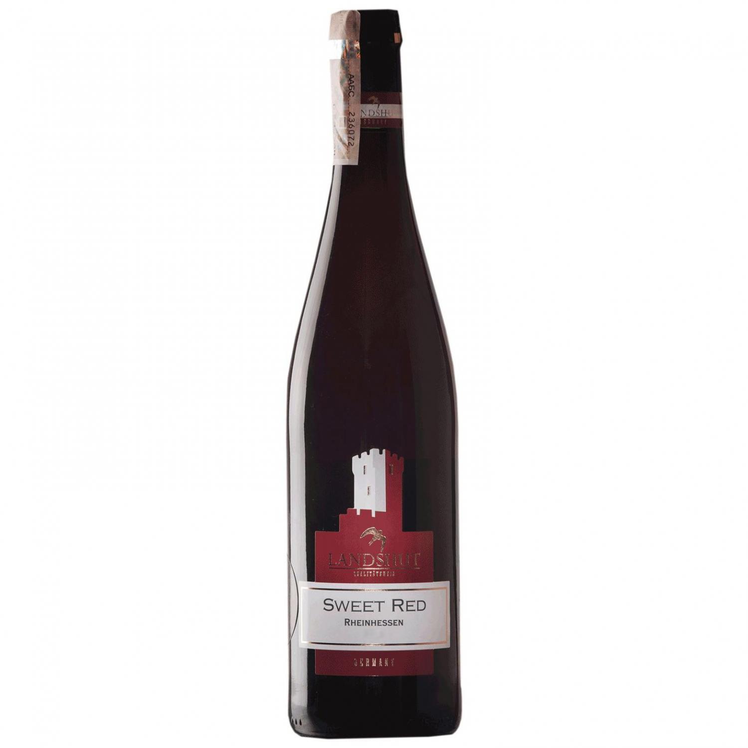 Вино Landshut Dornfelder Rheinhessen red semi sweet, 11%, 0,75 л (489453) - фото 1
