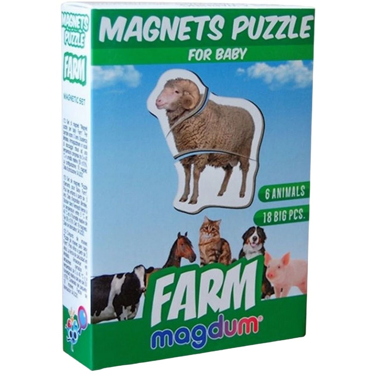 Набір магнітних пазлів Magdum Ферма (ML4031-19 EN) - фото 1