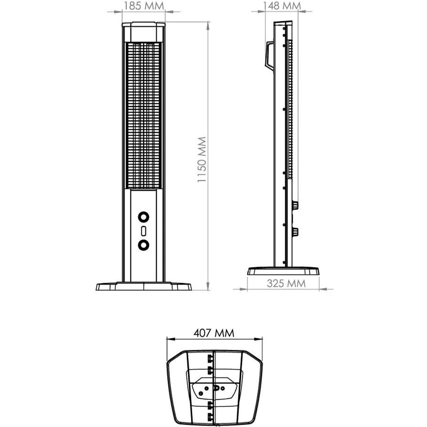 Обігрівач Delfa HI 22232 MICA V інфрачервоний - фото 5