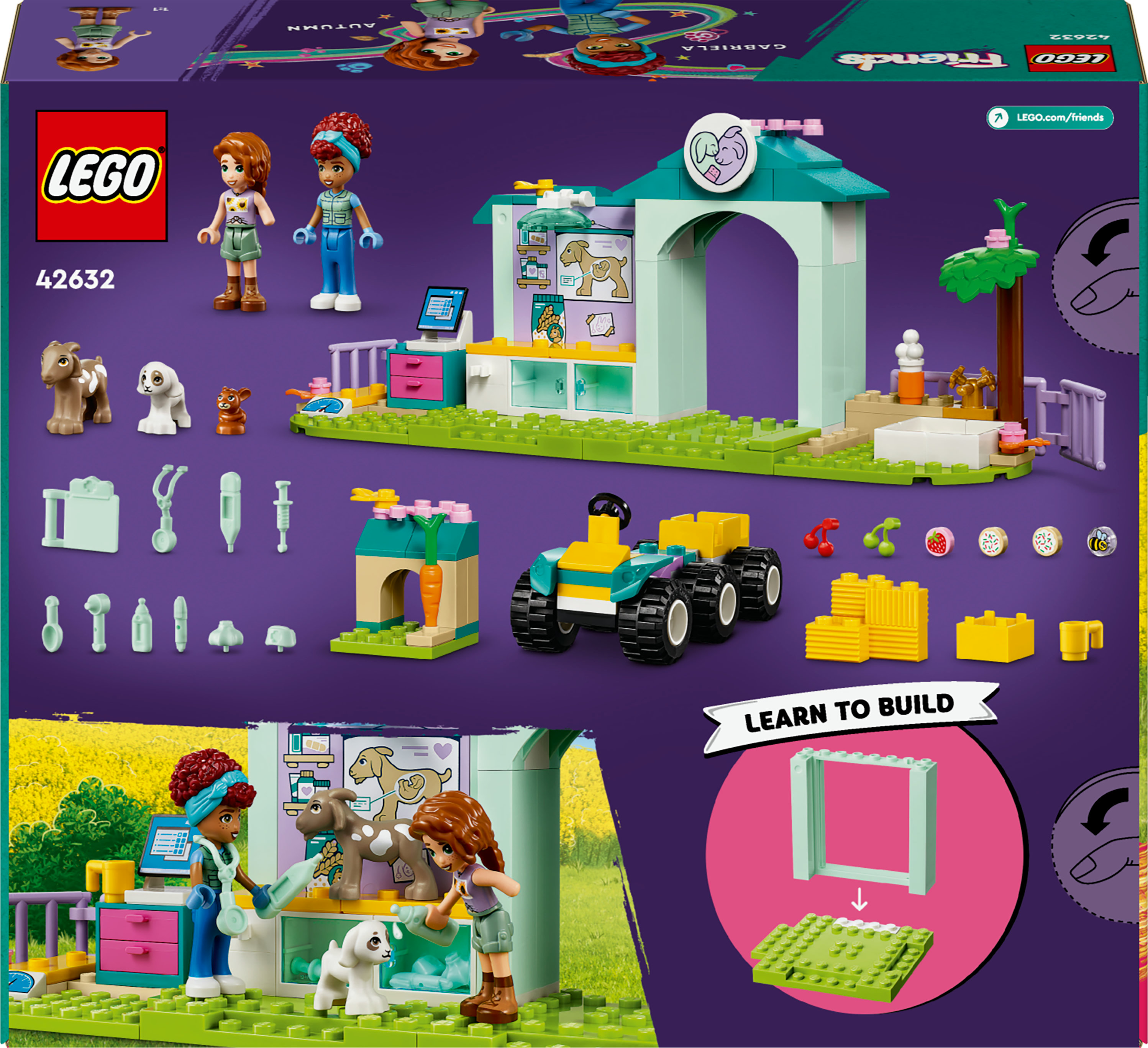 Конструктор LEGO Friends Ветеринарная клиника для сельскохозяйственных животных 161 детали (42632) - фото 9