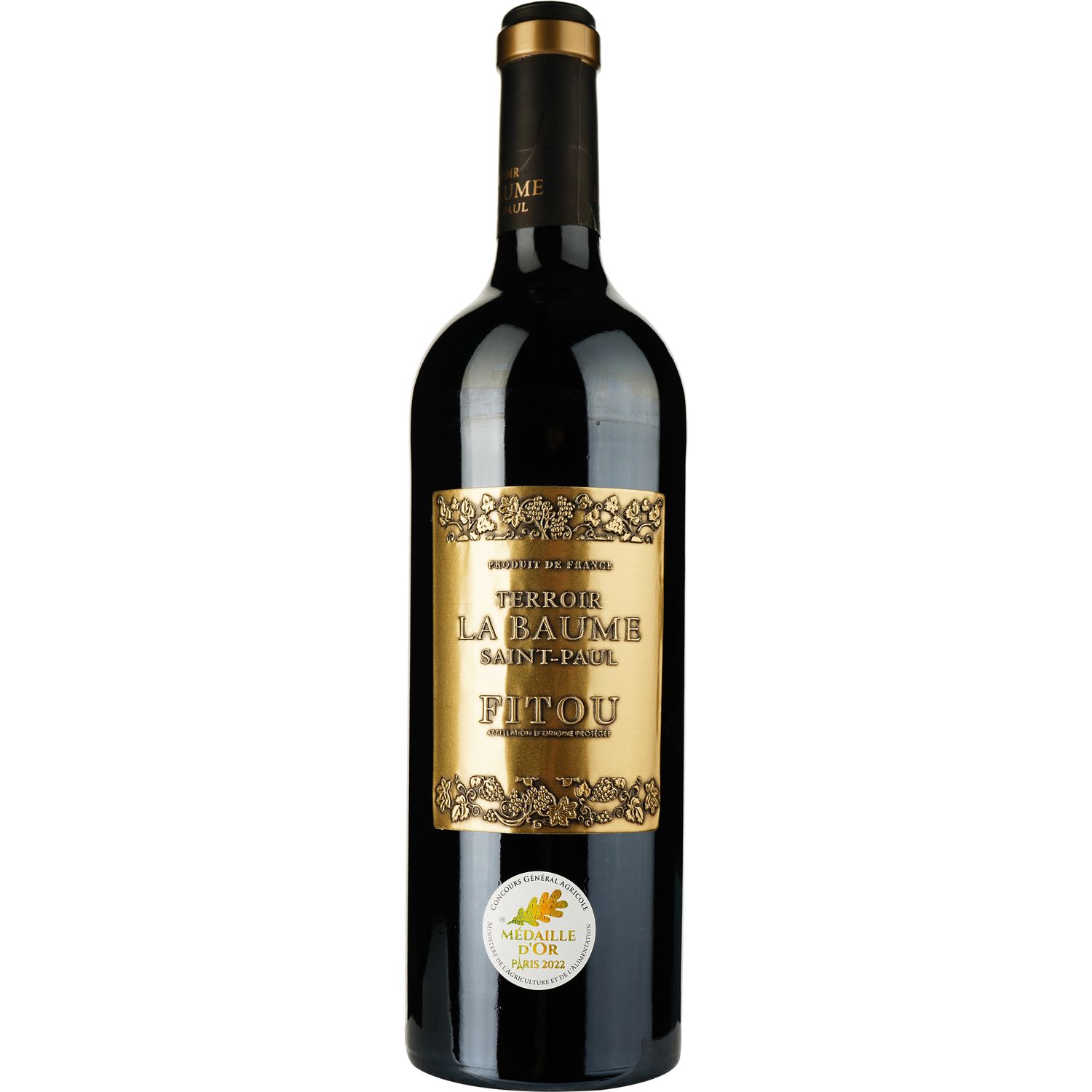 Вино Domaine De La Baume Terroir Baume Saint Paul Fitou AOP 2021 червоне сухе 0.75 л - фото 1