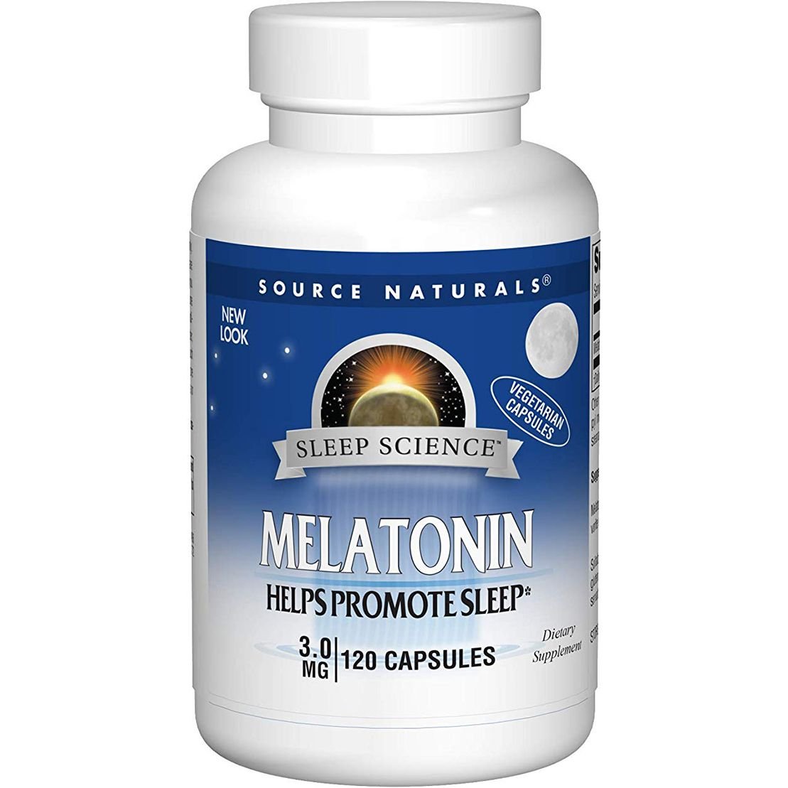 Амінокислота Source Naturals Sleep Science Мелатонін 3 мг 120 гелевих капсул - фото 1