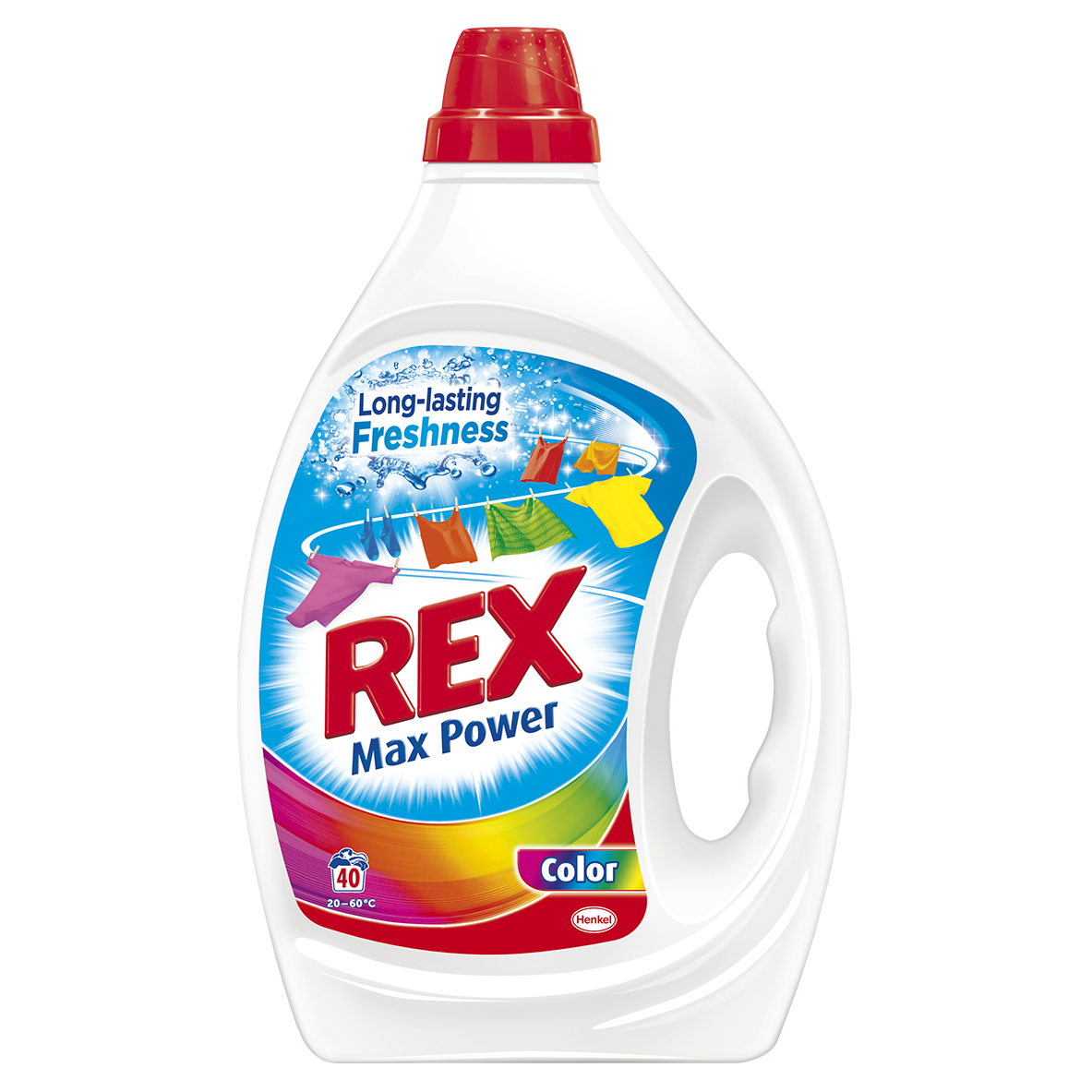Гель для прання Rex Max Power Color, 2 л (754042) - фото 1