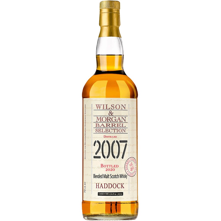 Виски Wilson & Morgan Haddock 2007 Blended Malt Scotch Whisky 46% 0.7 л - фото 1