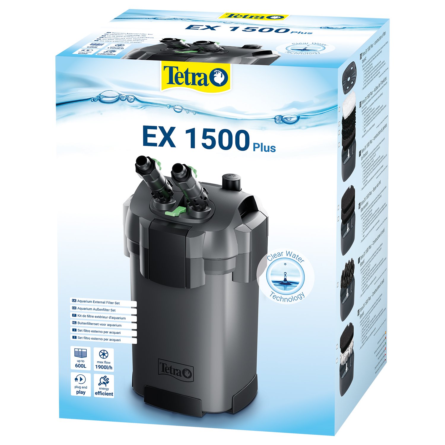 Фильтр для аквариума Tetra External EX 1500 Plus (302785) - фото 1