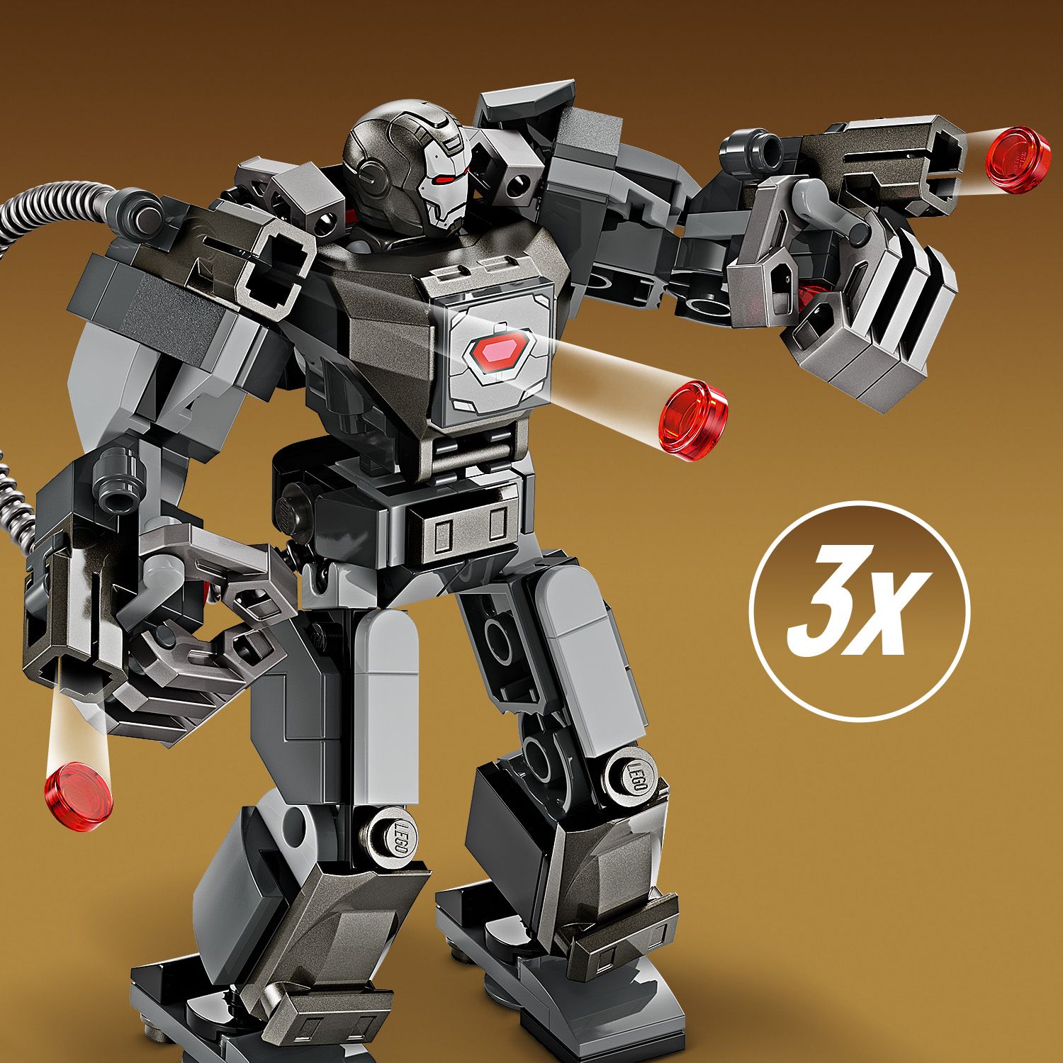 Конструктор LEGO Super Heroes Marvel Робот Бойової машини 154 деталі (76277) - фото 7