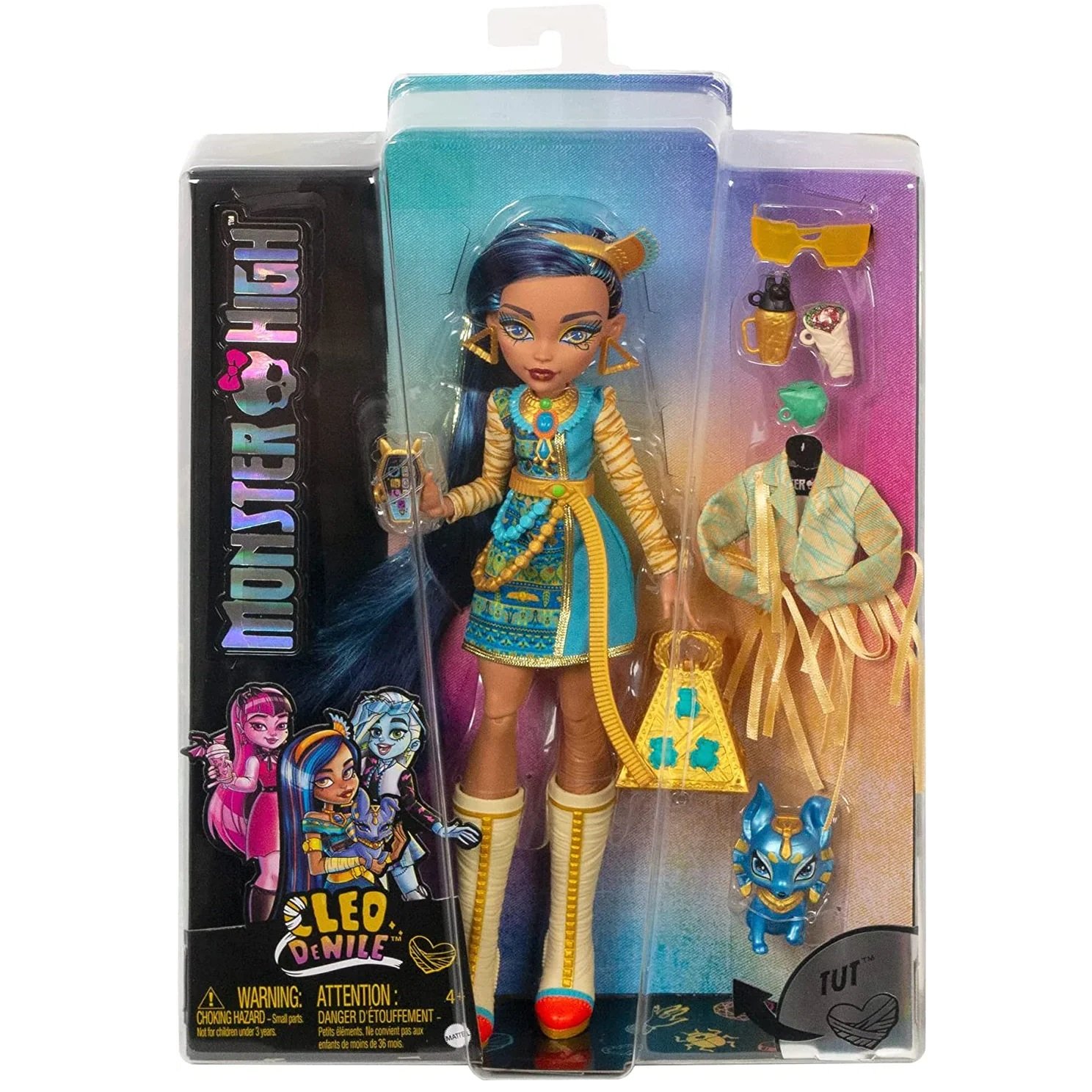 Кукла Mattel Monster High Posable Fashion Doll Клео Де Нил, 26 см (HHK54) - фото 6