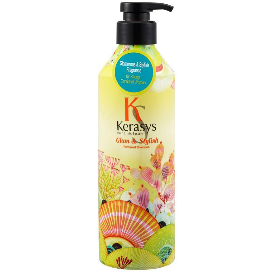 Шампунь для волос парфюмированный Kerasys Glam&Stylish Perfumed 600 мл - фото 1