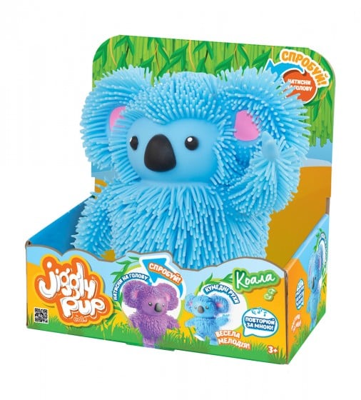 Інтерактивна іграшка Jiggly Pup Запальна Коала, блакитна (JP007-BL) - фото 6