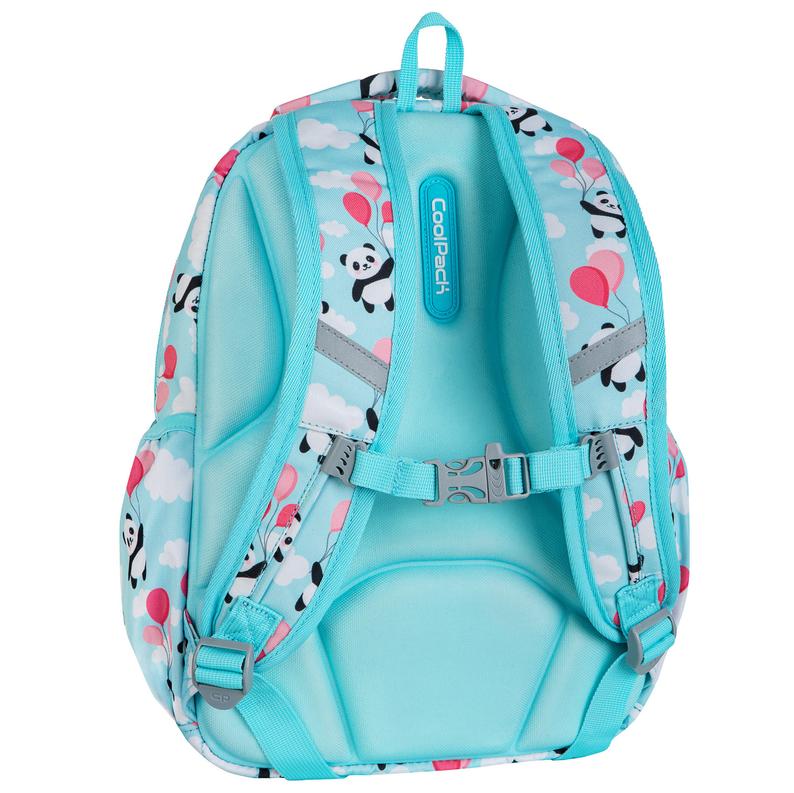 Рюкзак CoolPack Joy S Panda Balloons, 21 л, 39х28х17 см, S, голубой (E48548) - фото 3