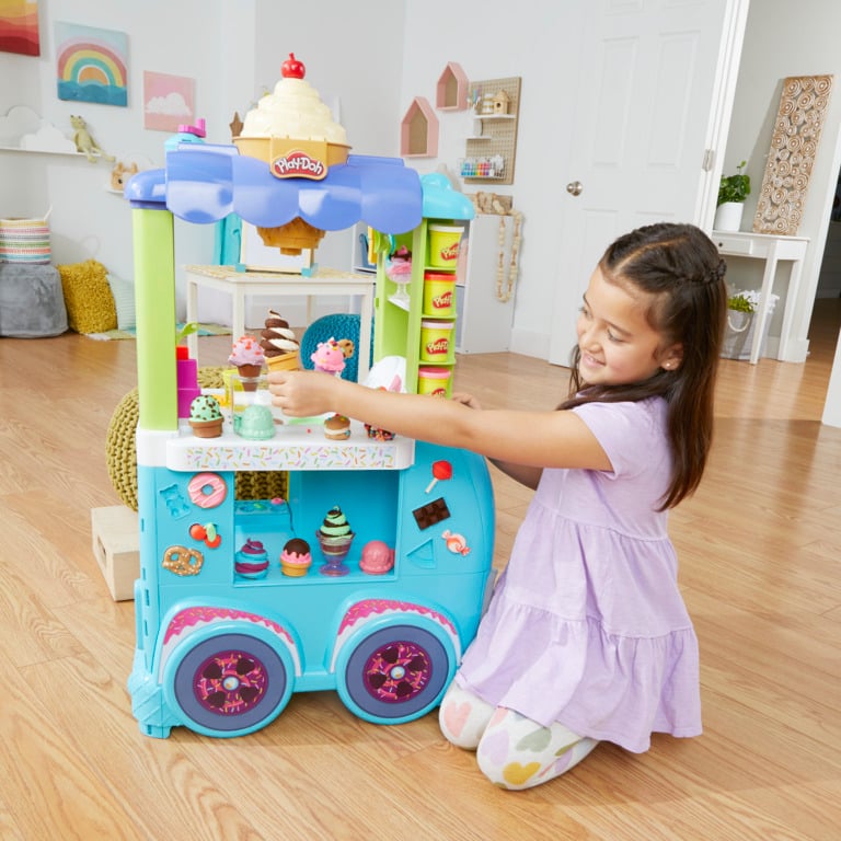 Игровой набор для лепки Hasbro Play-Doh Фургон с мороженым (F1039) - фото 7