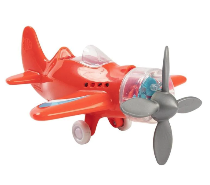 Іграшковий літак Fat Brain Toys Playviator Крутись пропелер, червоний (F2261ML) - фото 1