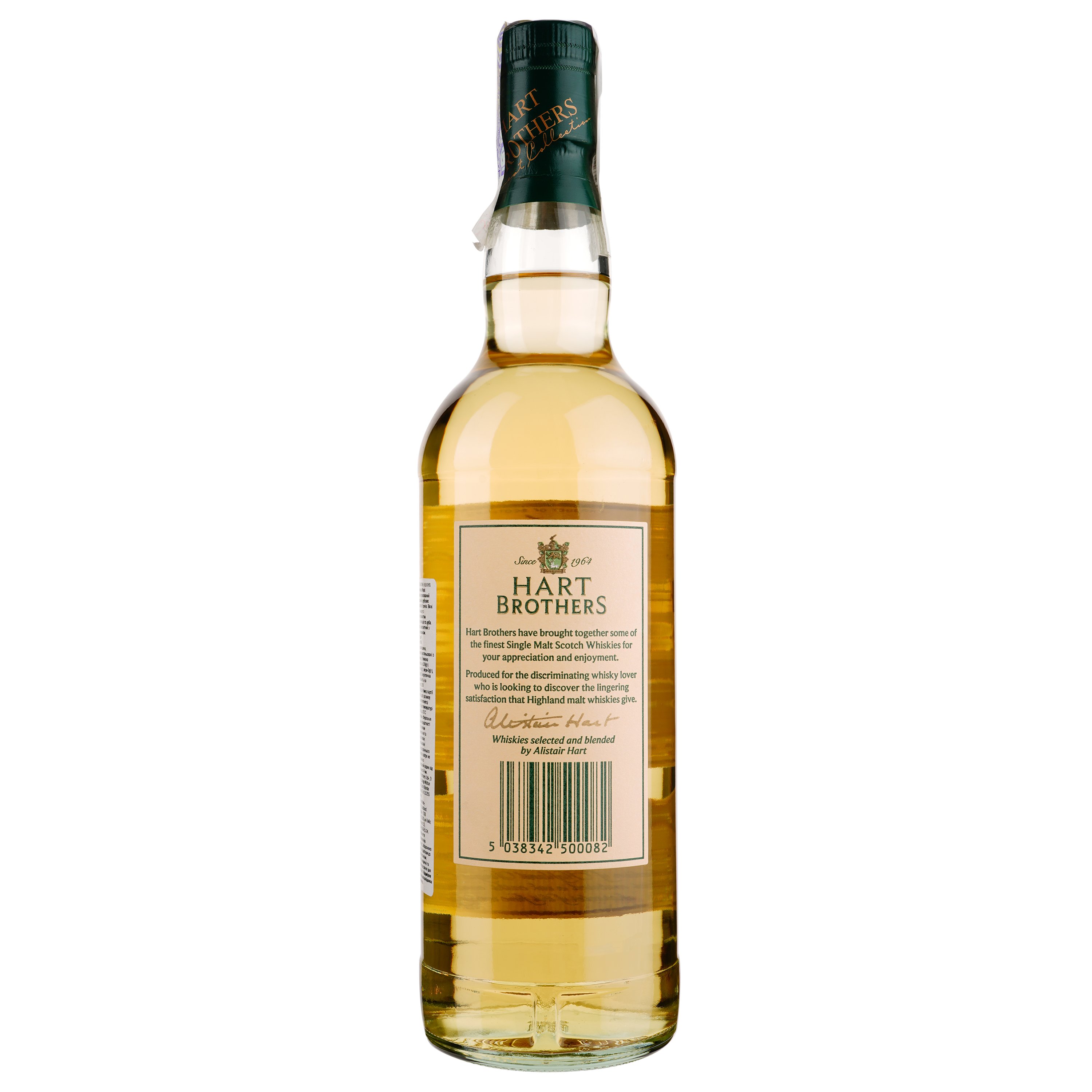 Виски шотландский Port Fin Hart Brothers Blended Malt 8 YO, 40%, 0,7 л - фото 2
