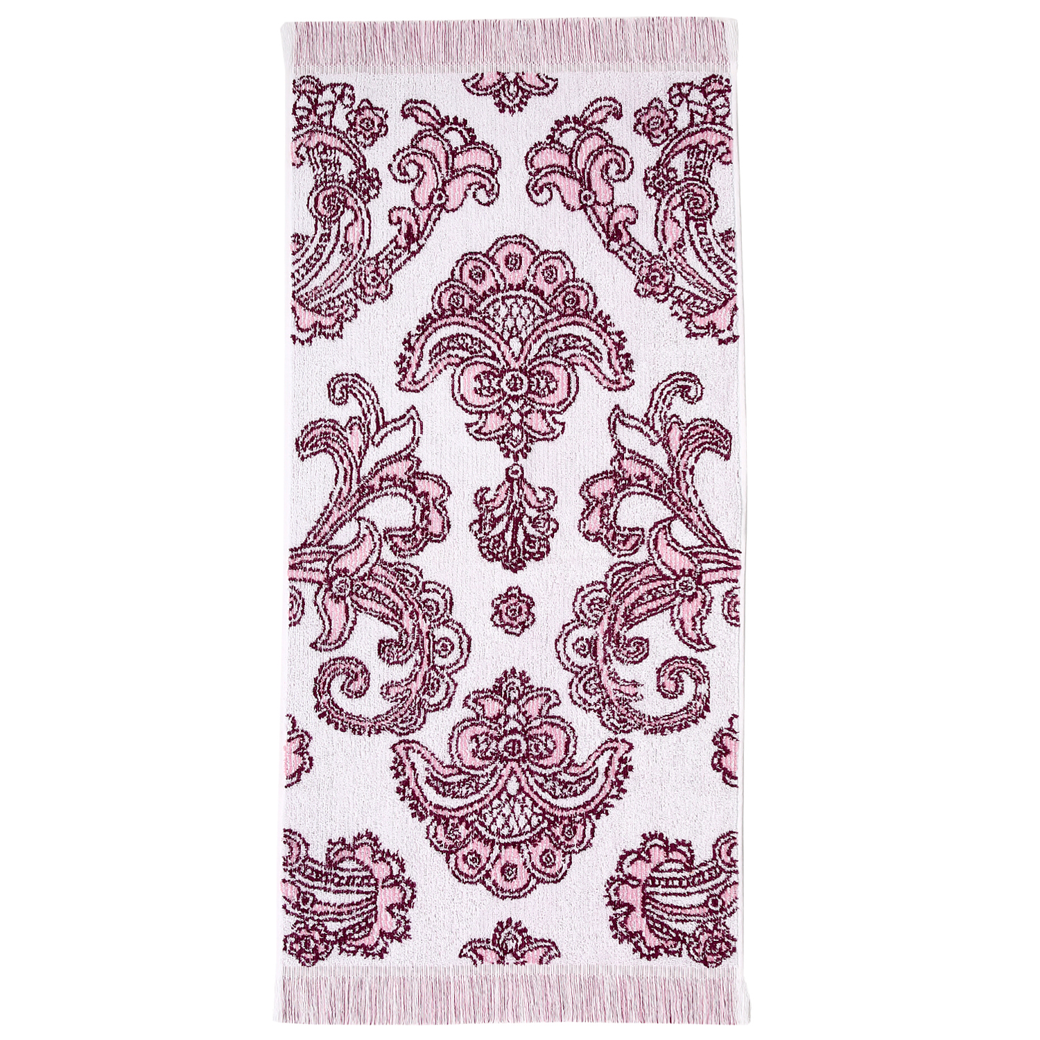 Рушник для обличчя Maisonette Lora, 100х50 см, темно-рожевий, 1 шт. (10347) - фото 3