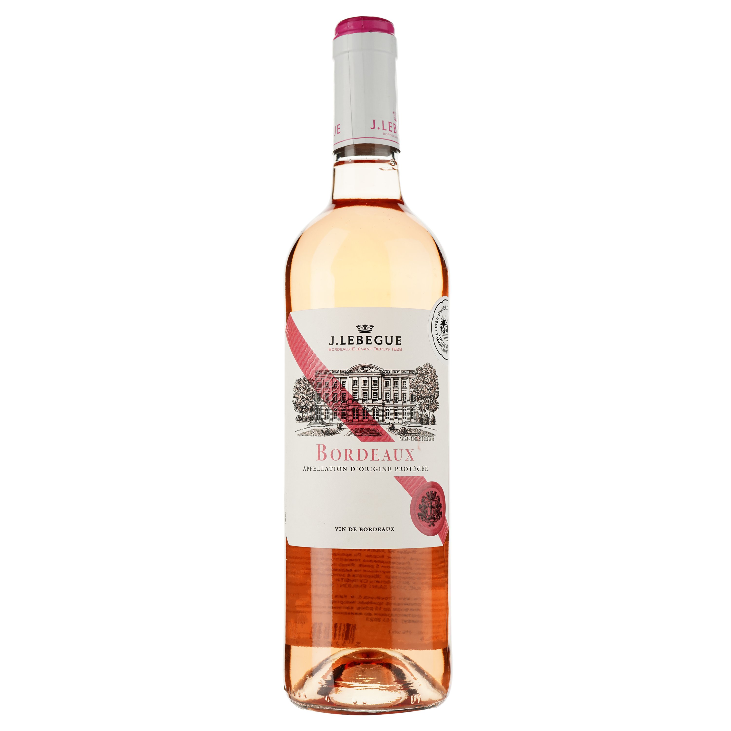 Вино Jules Lebegue Bordeaux Rose 2022 розовое сухое 0.75 л - фото 1