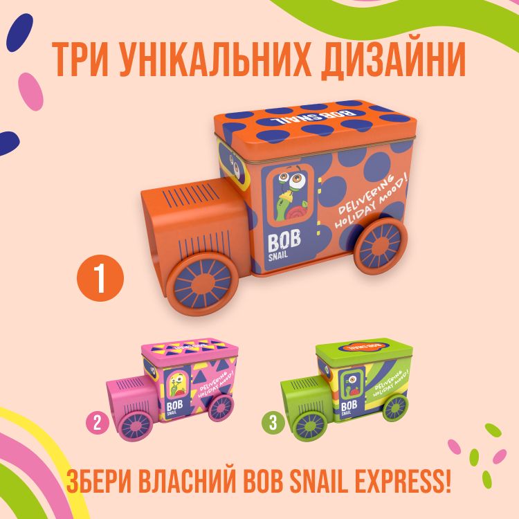 Набір солодощів Bob Snail Fruit Start з іграшкою та стікером - фото 2