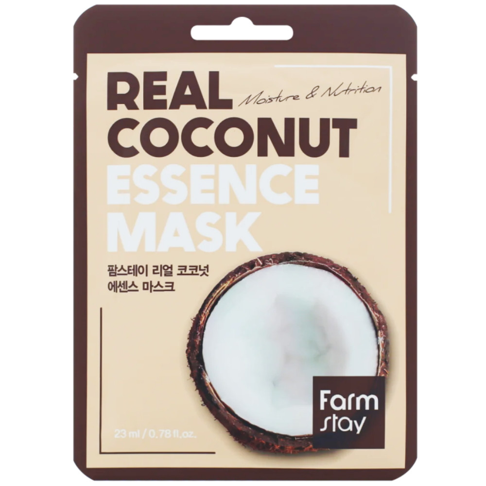 Маска для лица FarmStay Real Coconut Essence Mask с экстрактом кокоса 23 мл - фото 1