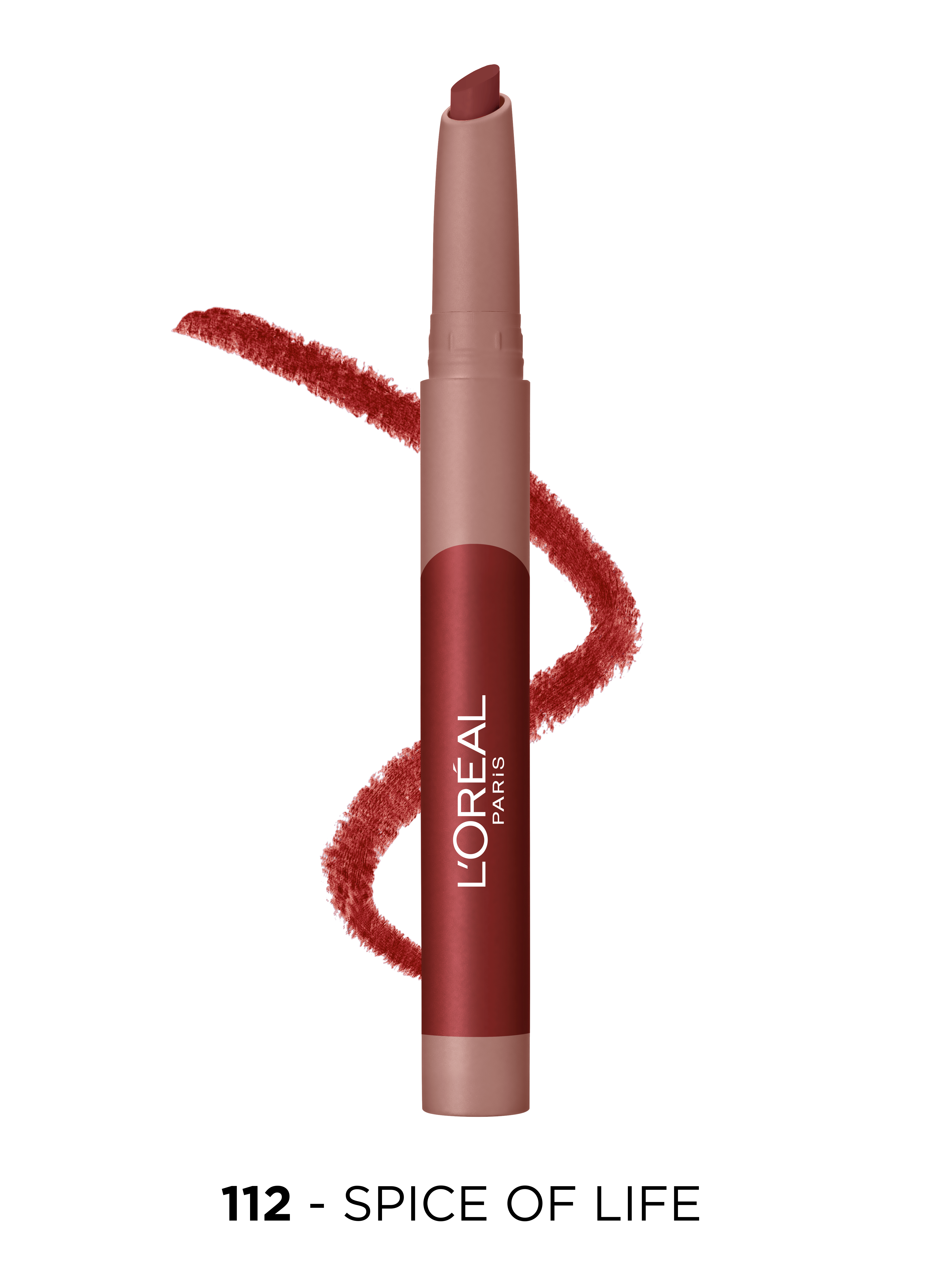 Помада-олівець для губ L'Oréal Paris Matte Lip Crayon, відтінок 112 (Бордовий), 1,3 г (A9976100) - фото 2