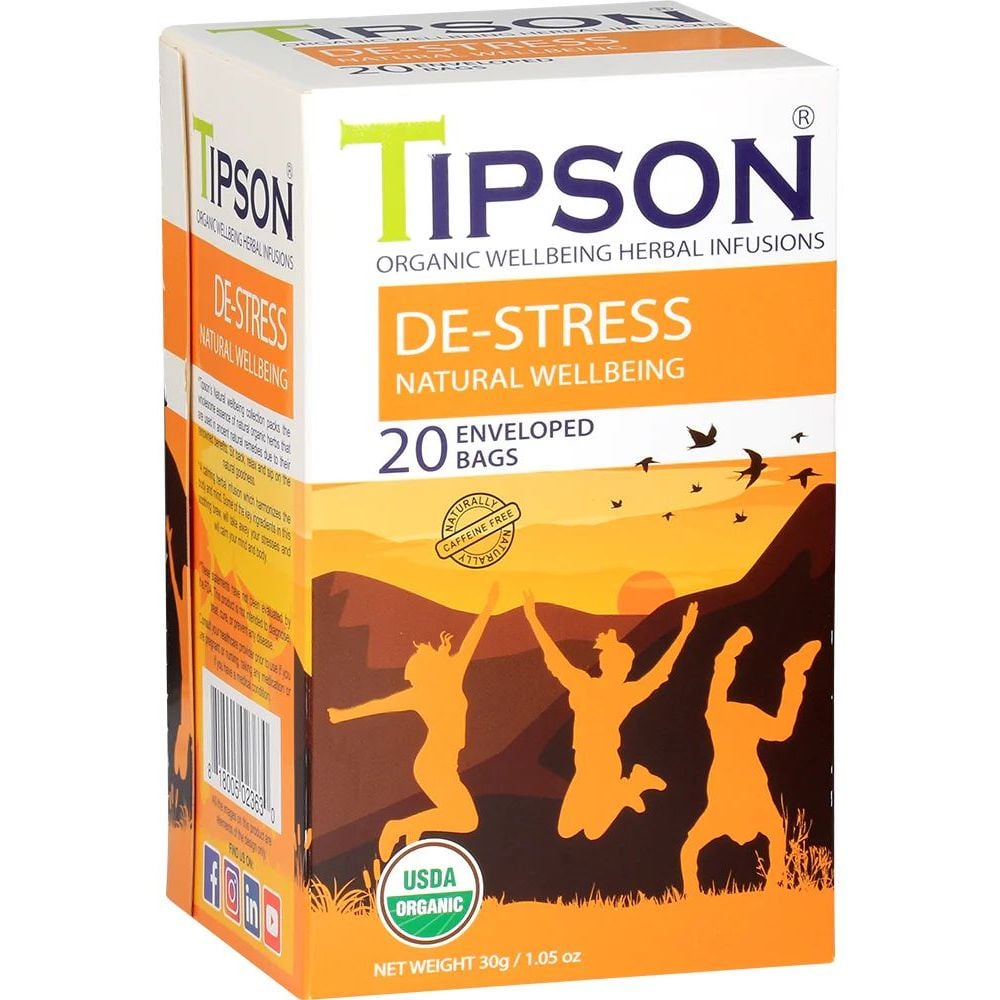 Смесь травяная Tipson De-Stress, 30 г (20 шт. х 1.5 г) (896904) - фото 3