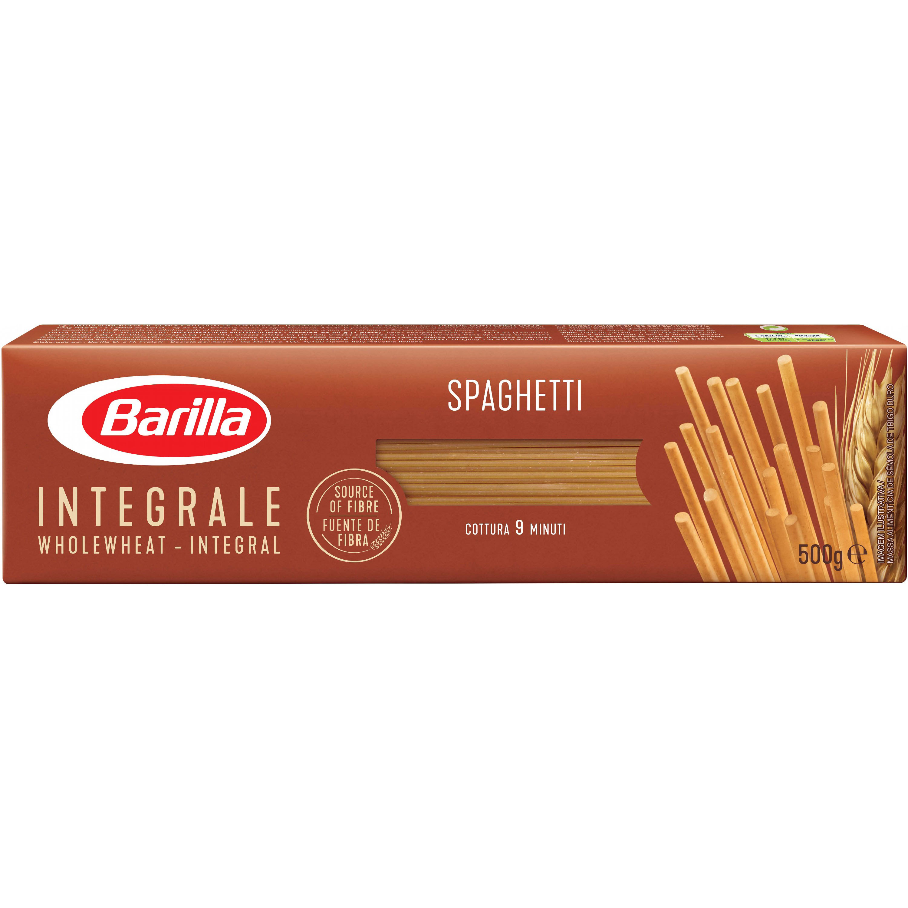 Макаронні вироби Barilla Integrale Spaghetti 500 г - фото 1
