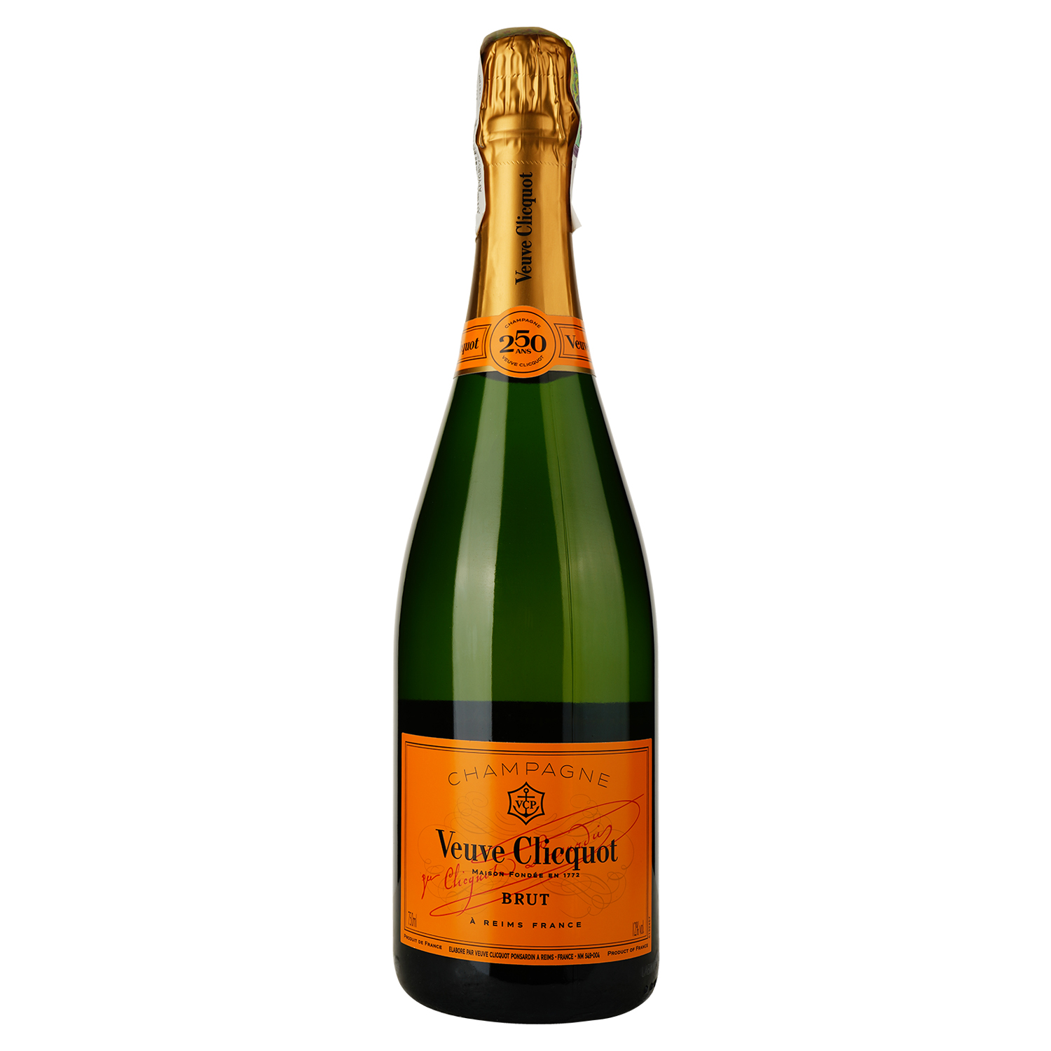 Шампанське Veuve Clicquot Brut AOP, біле, брют, 12%, 0,75 л (6143) - фото 2