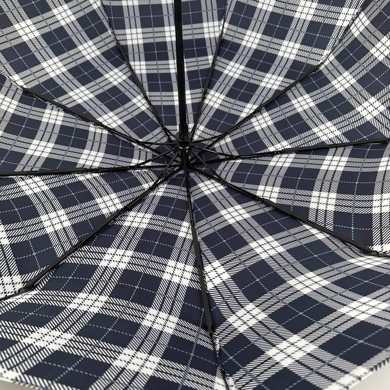 Складной зонтик полный автомат Lantana 100 см синий - фото 8