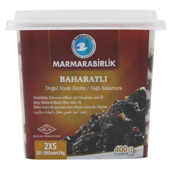 Маслини Marmarabirlik в'ялені зі спеціями 400 г (884691) - фото 1