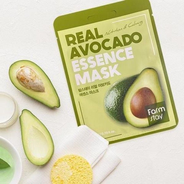 Маска для лица FarmStay Real Avocado Essence Mask с авокадо 23 мл - фото 3
