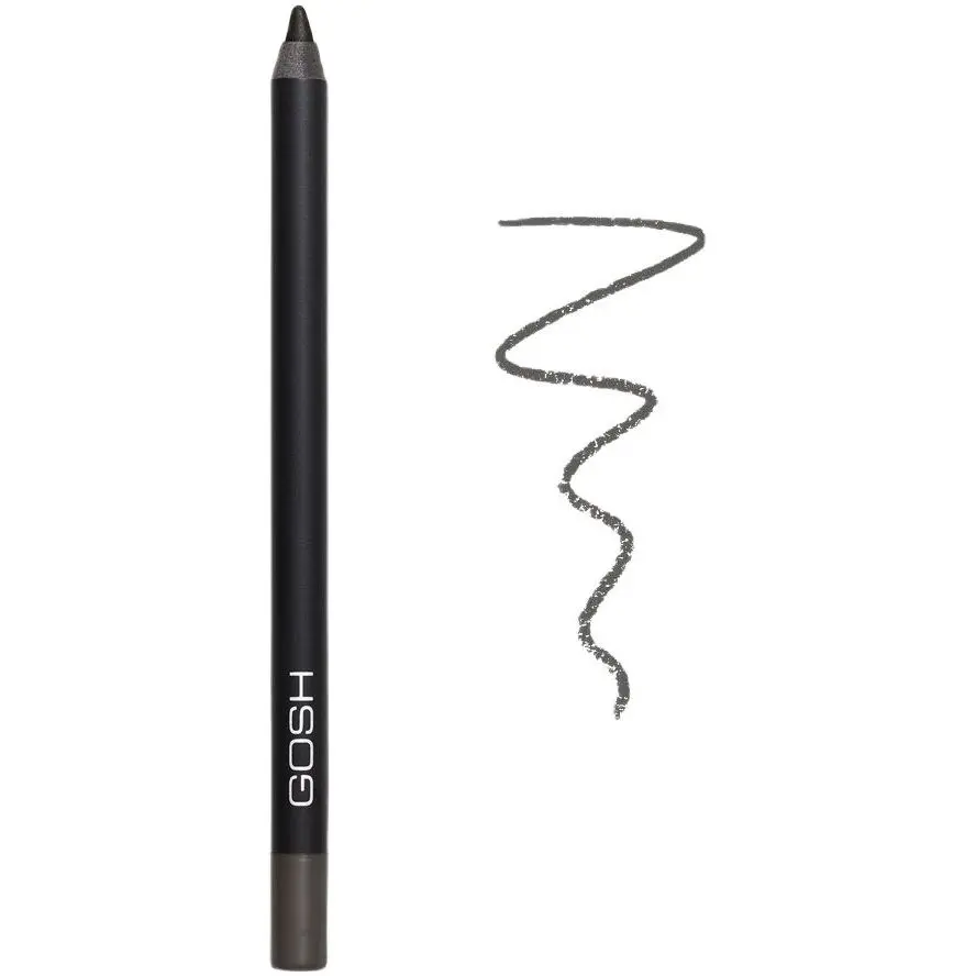 Карандаш для глаз Gosh Velvet Touch Eye Pencil водостойкий тон 027 (Hipnotic grey) 1.2 г - фото 2