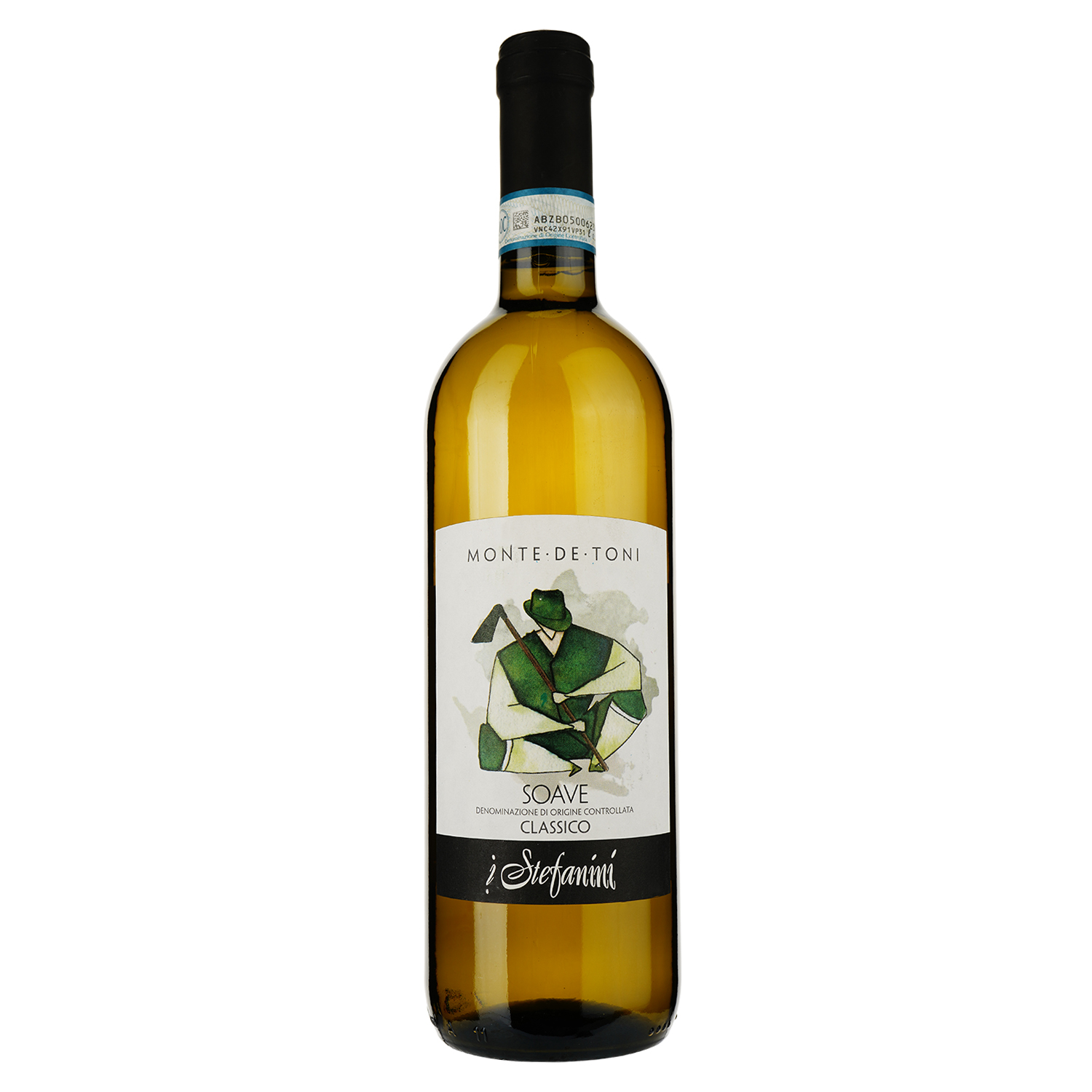 Вино I Stefanini Monte de Toni Soave, белое, сухое, 12,5%, 0,75 л - фото 1