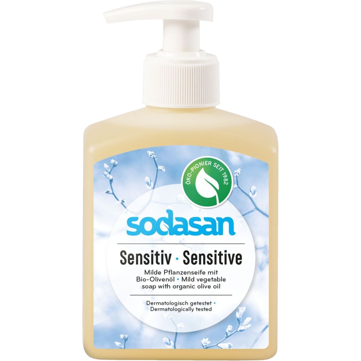 Органическое жидкое мыло Sodasan Sensitive, 300 мл - фото 1