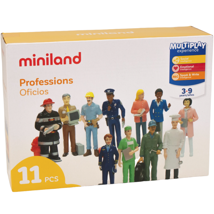 Набір фігурок Miniland Професії Professions, 11 шт. (27388) - фото 3