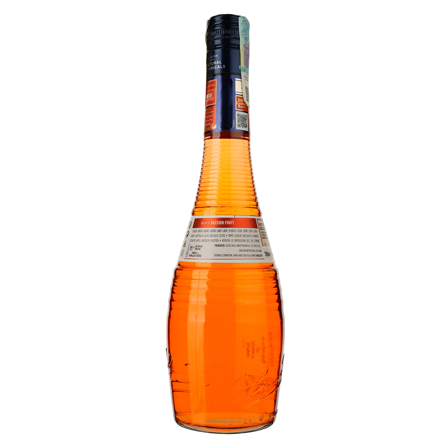 Ликер Bols Passion Fruit 17% 0.7 л - фото 2