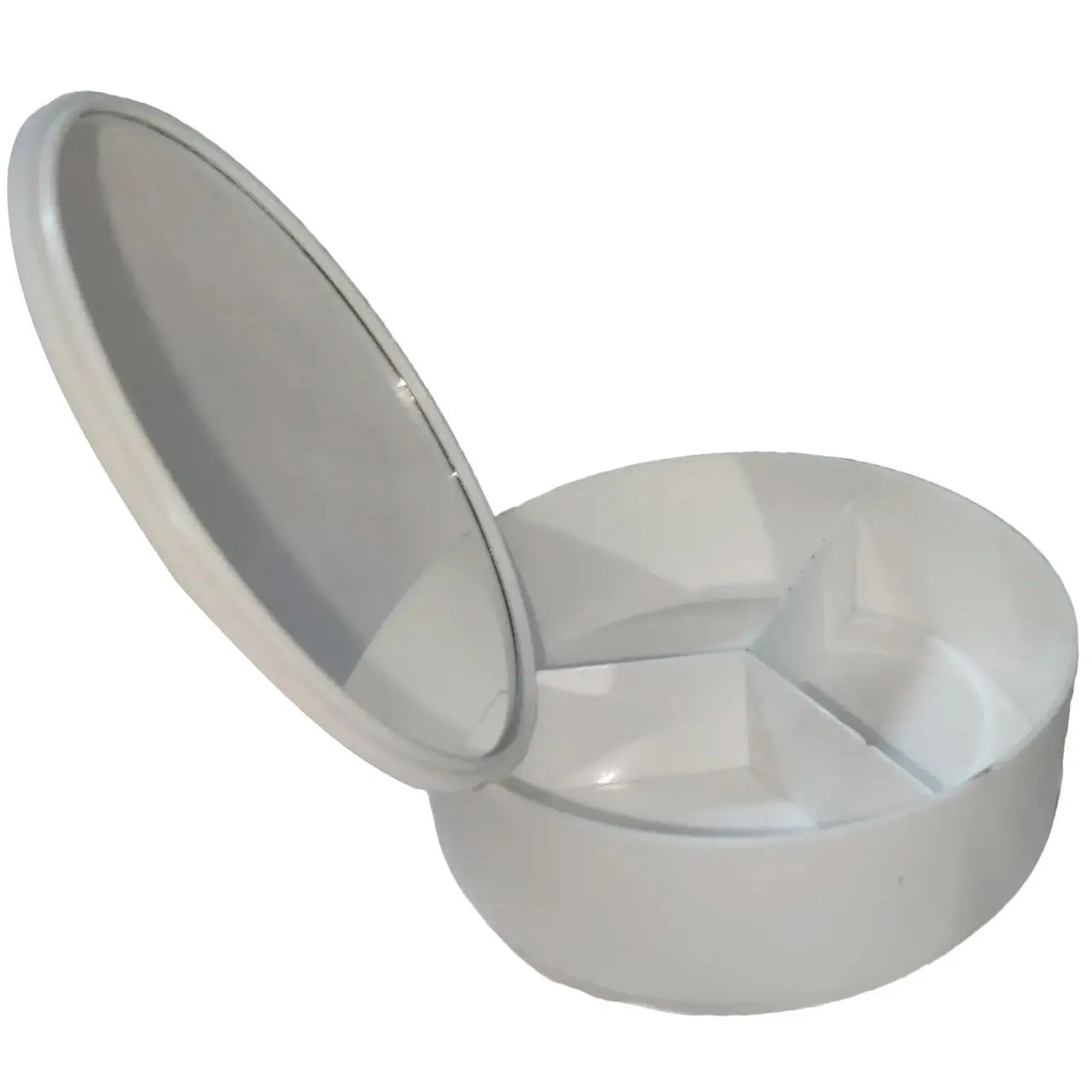 Дзеркало Bathroom solutions з органайзером 2-в-1, 14x5 см біле (850648) - фото 1