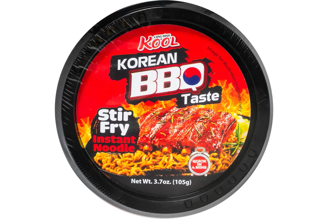 Локшина швидкого приготування Cung Dinh Kool BBQ 105 г - фото 2