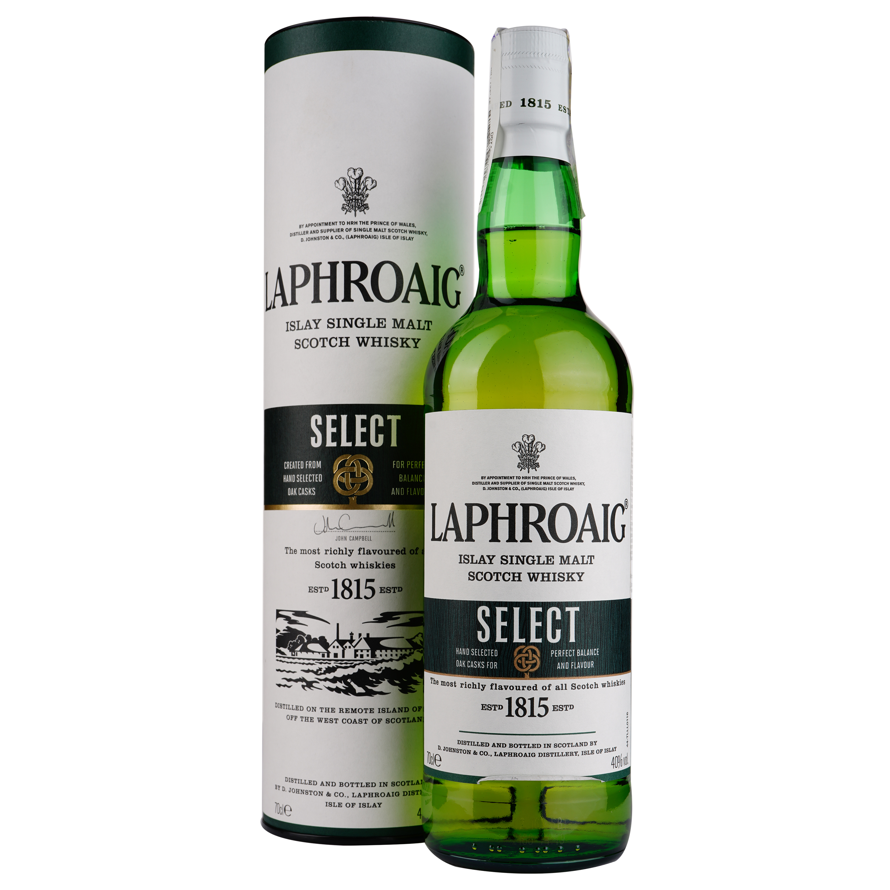 Віскі Laphroaig Select Single Malt Scotch Whisky, в подарунковій упаковці, 40%, 0,7 л - фото 1