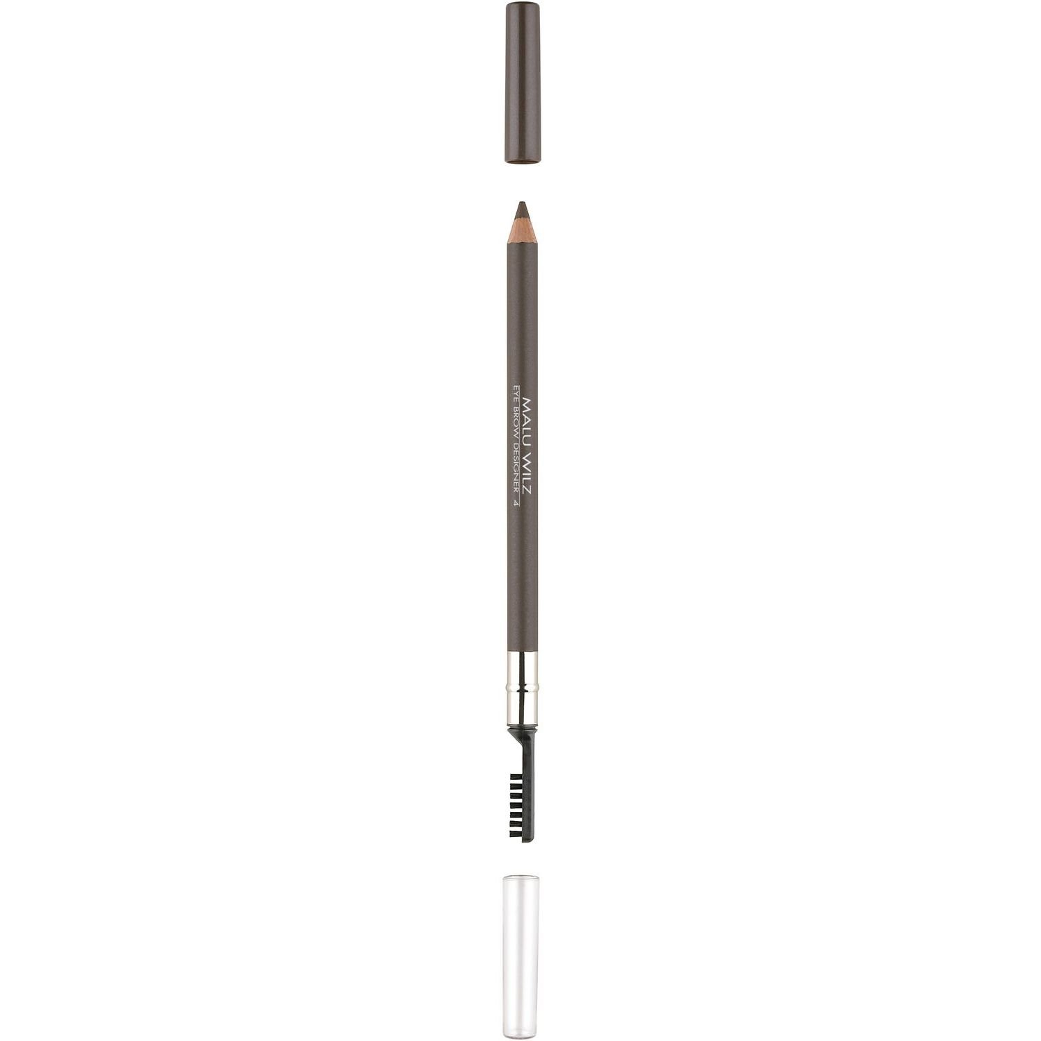 Олівець для брів Malu Wilz Eye Brow Designer Dark Brown Experience тон 4, 1 г - фото 1